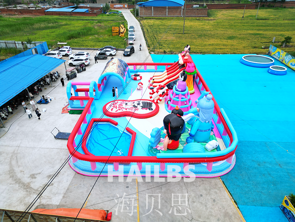 哪吒主題水上漂浮樂(lè)園