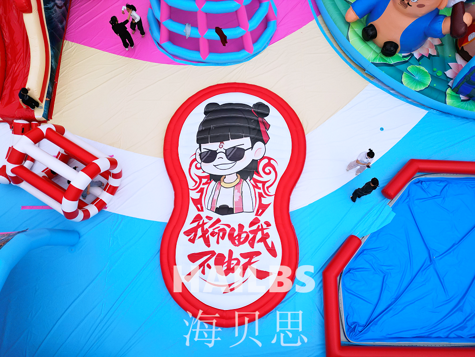 哪吒主題水上漂浮樂(lè)園