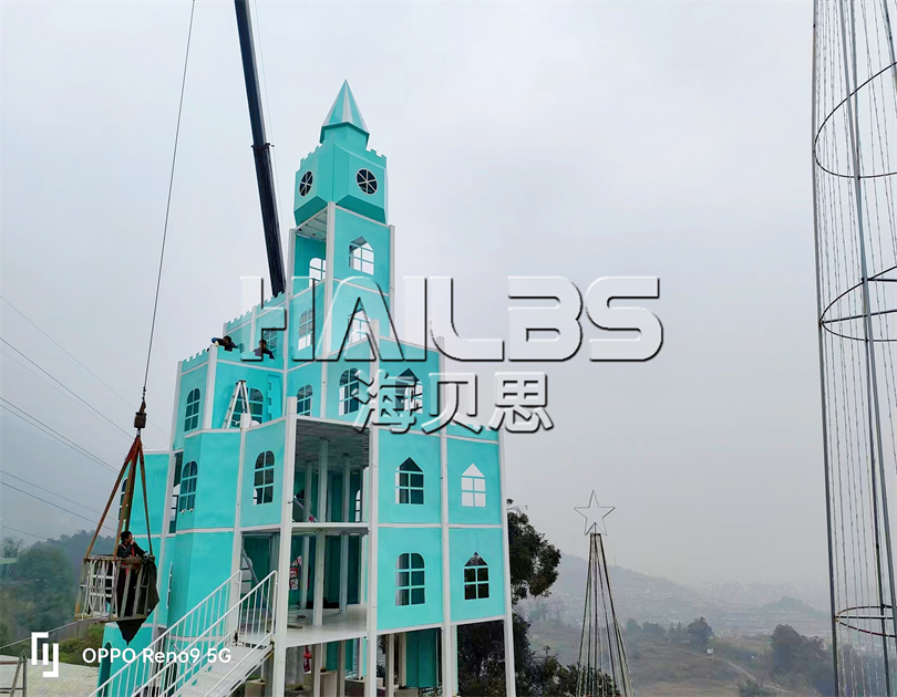 重慶北碚無動力親子樂園施工現(xiàn)場