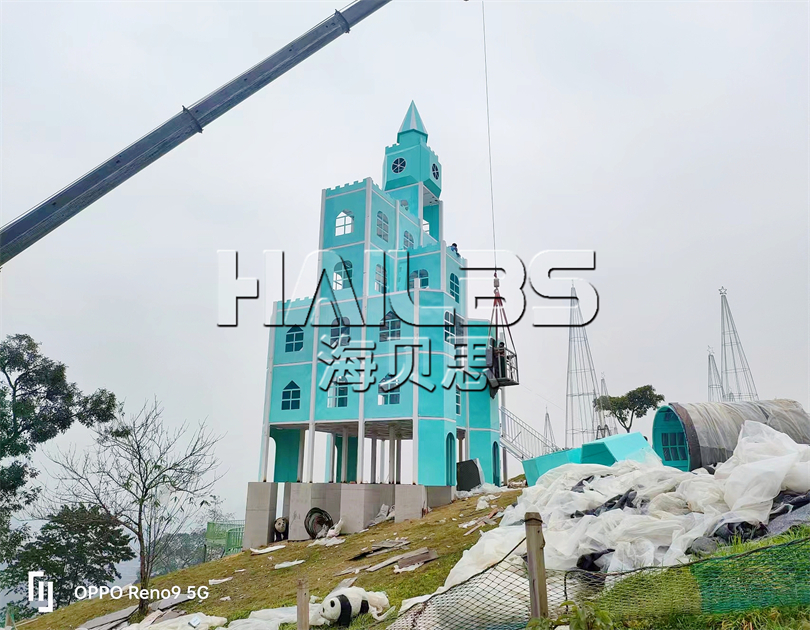 重慶北碚無動力親子樂園施工現(xiàn)場