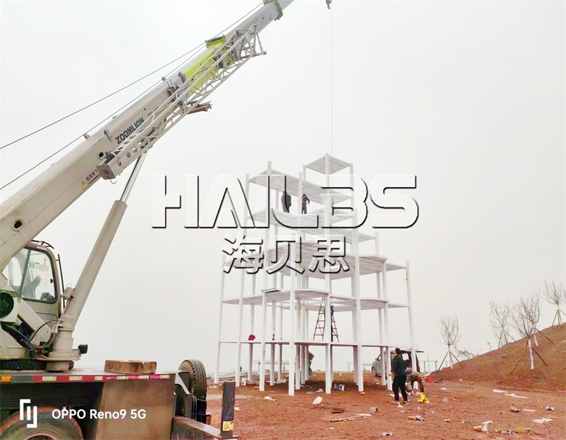 重慶北碚無動力親子樂園施工現(xiàn)場