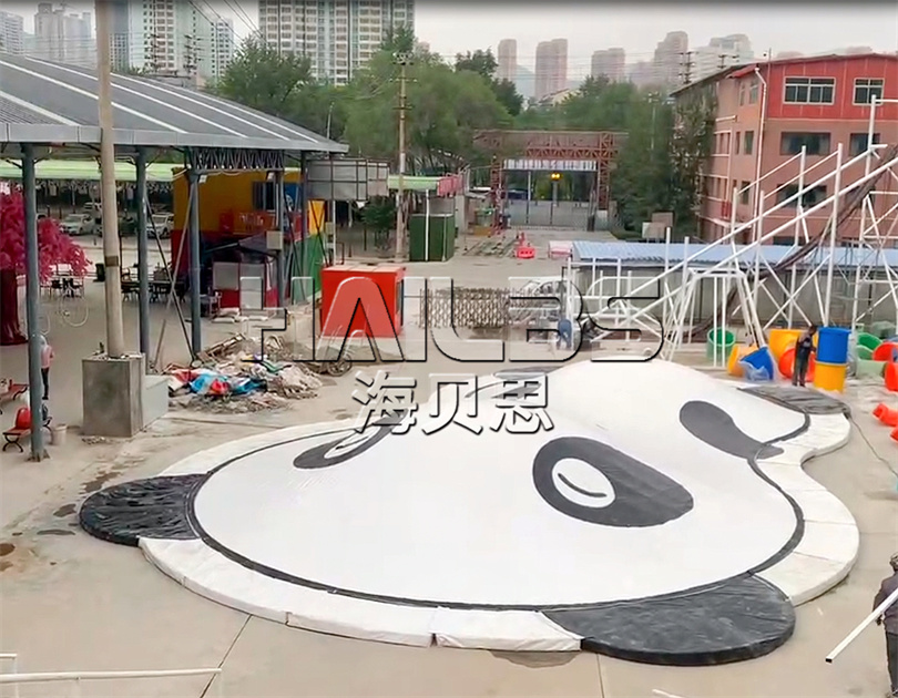 青海西寧無動(dòng)力樂園施工現(xiàn)場
