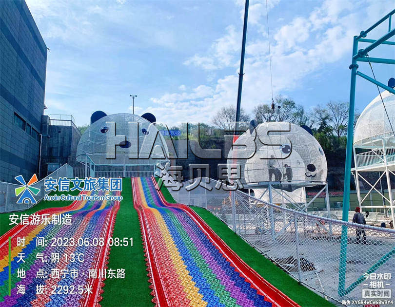 青海西寧無動(dòng)力樂園施工現(xiàn)場